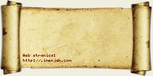 Isak Rančić vizit kartica